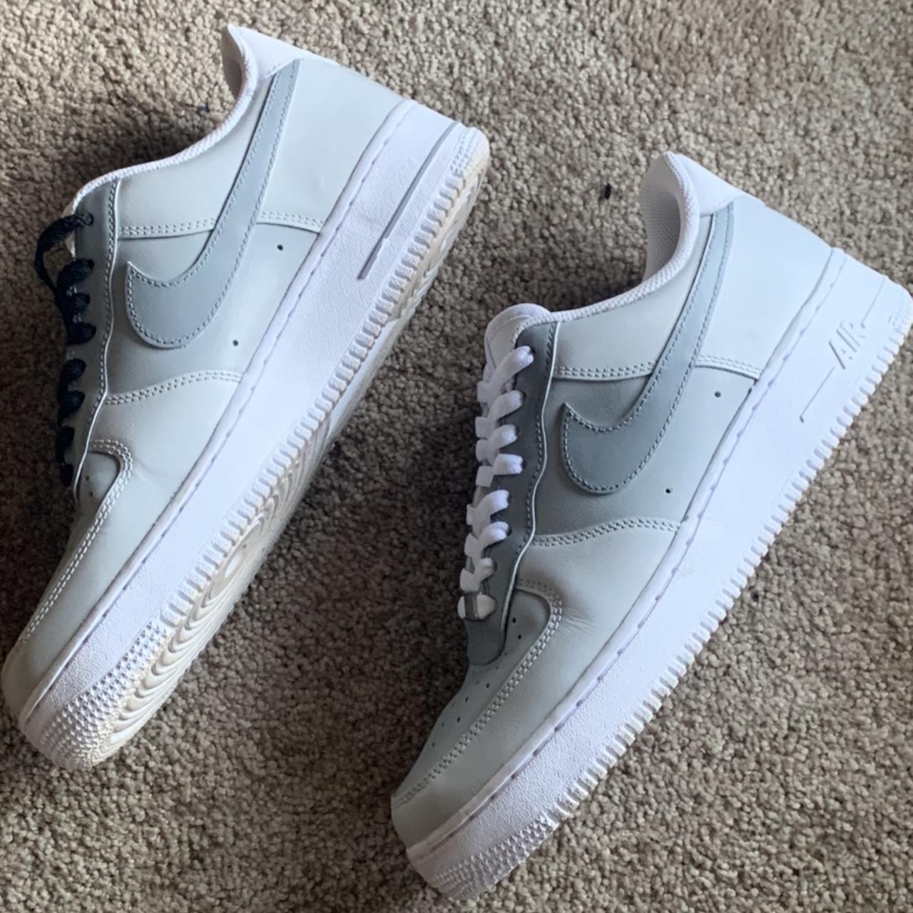 Monochrome Grey Air Force 1 Low Available In Men’s - Depop