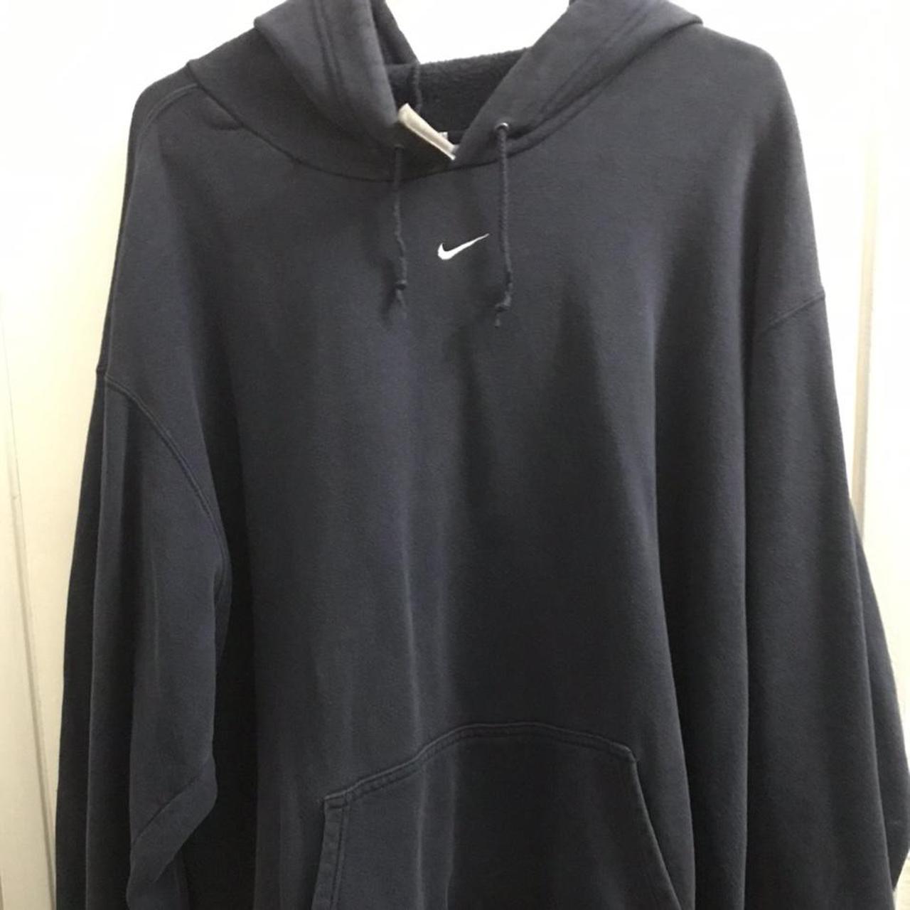 Vintage 90s Middle Swoosh Nike Hoodie Travis Scott... - Depop