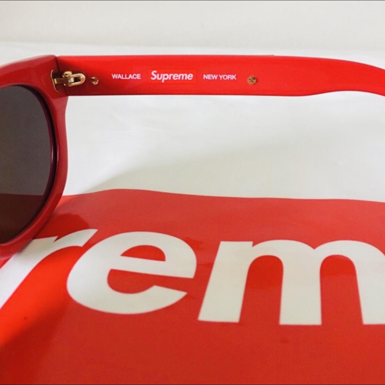 SUPREME WALLACE SUNGLASSES RED/GOLD SS/13 TARE AS...