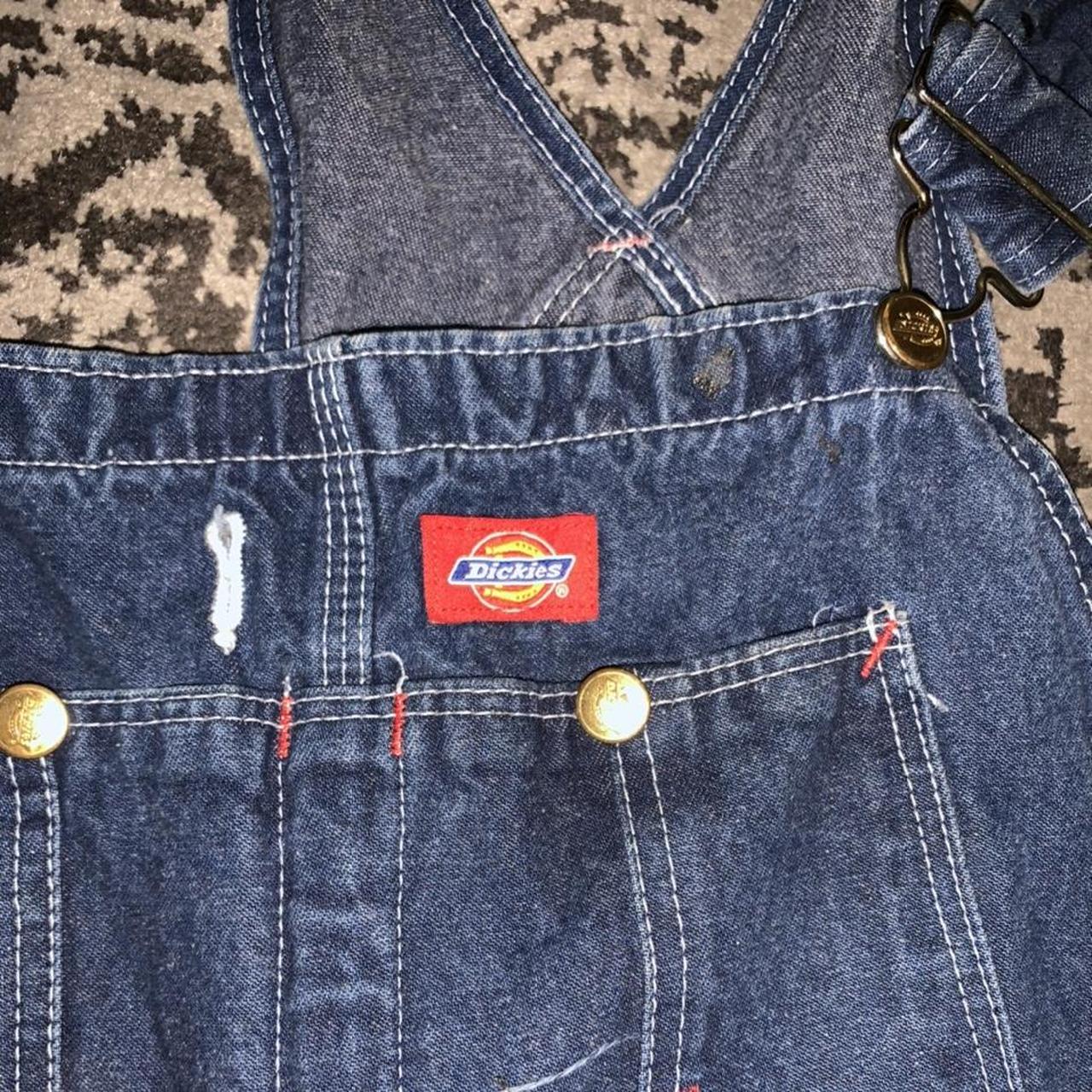 Oversized Vintage Dickies Overall Jorts - Depop