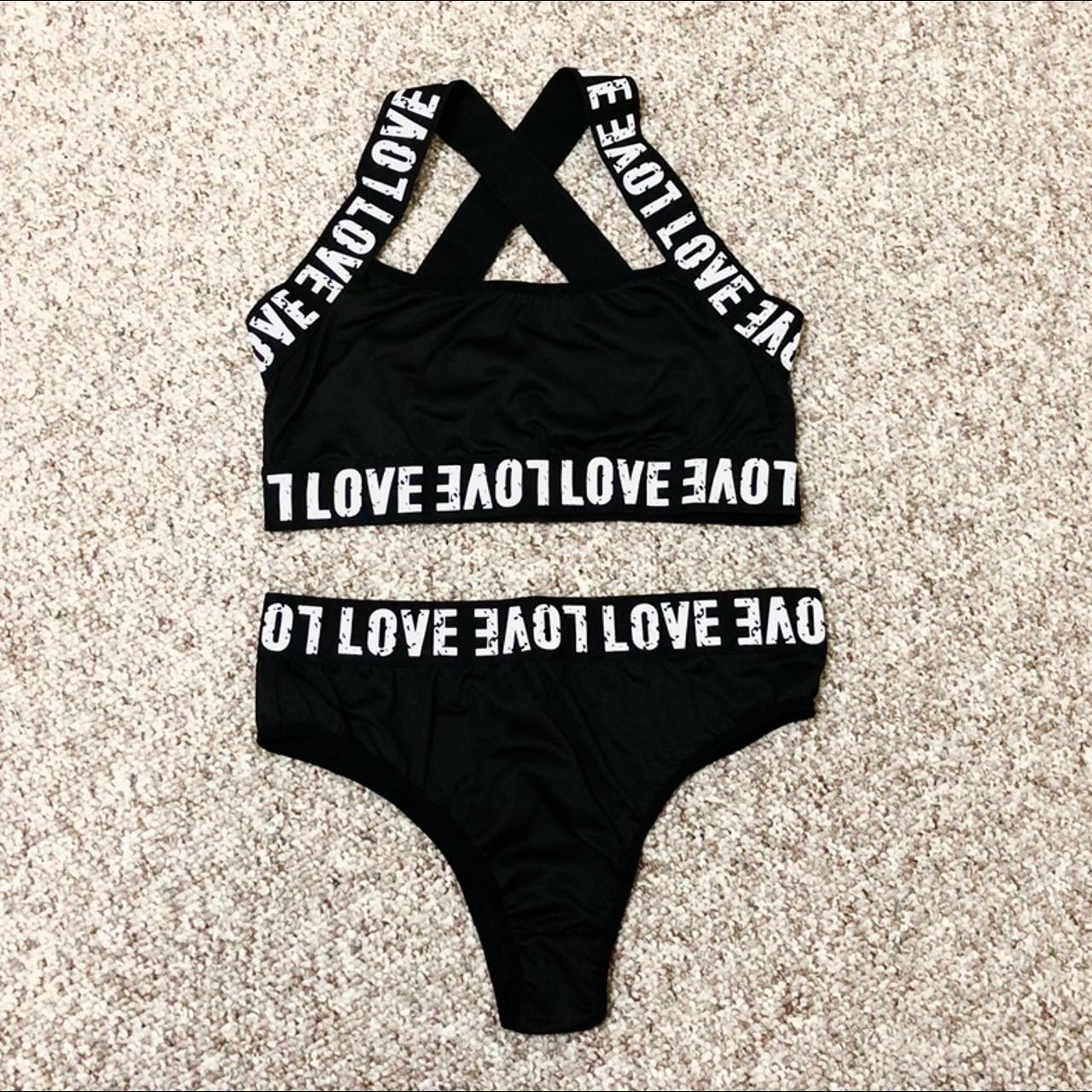 Sports bra and boy short panties set - - Was bought - Depop