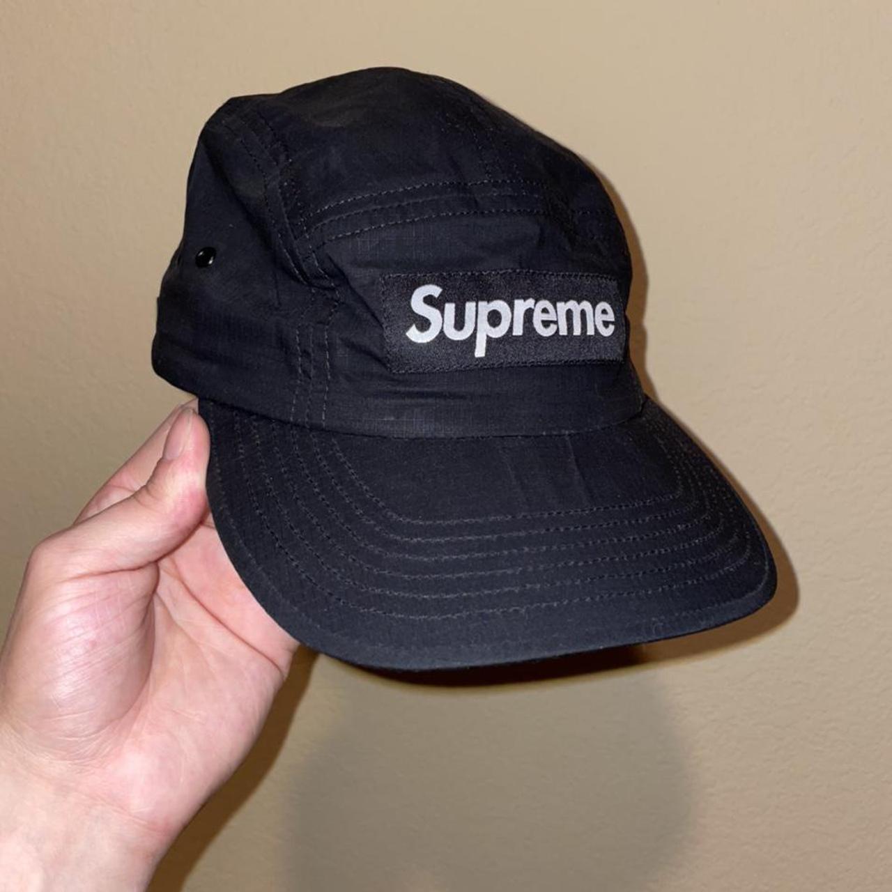 -Supreme waxed cotton camp cap from fw20... - Depop