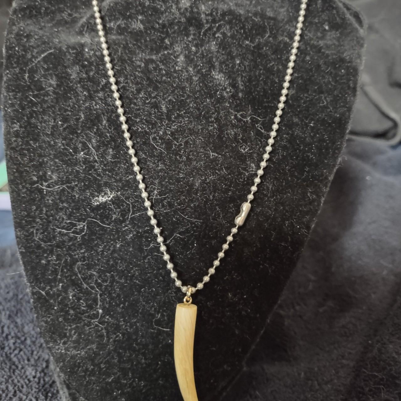 Saber Tooth Pendant on Chain | AMiGAZ Attitude Approved Accessories