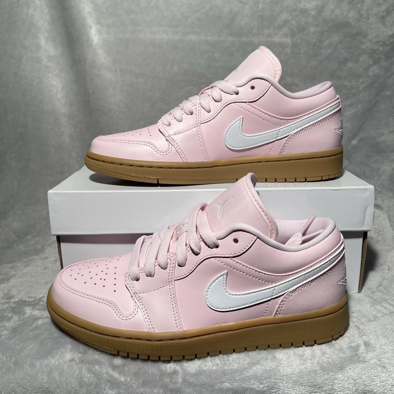 Nike Air Jordan 1 Low Arctic Pink Gum Colour:... - Depop