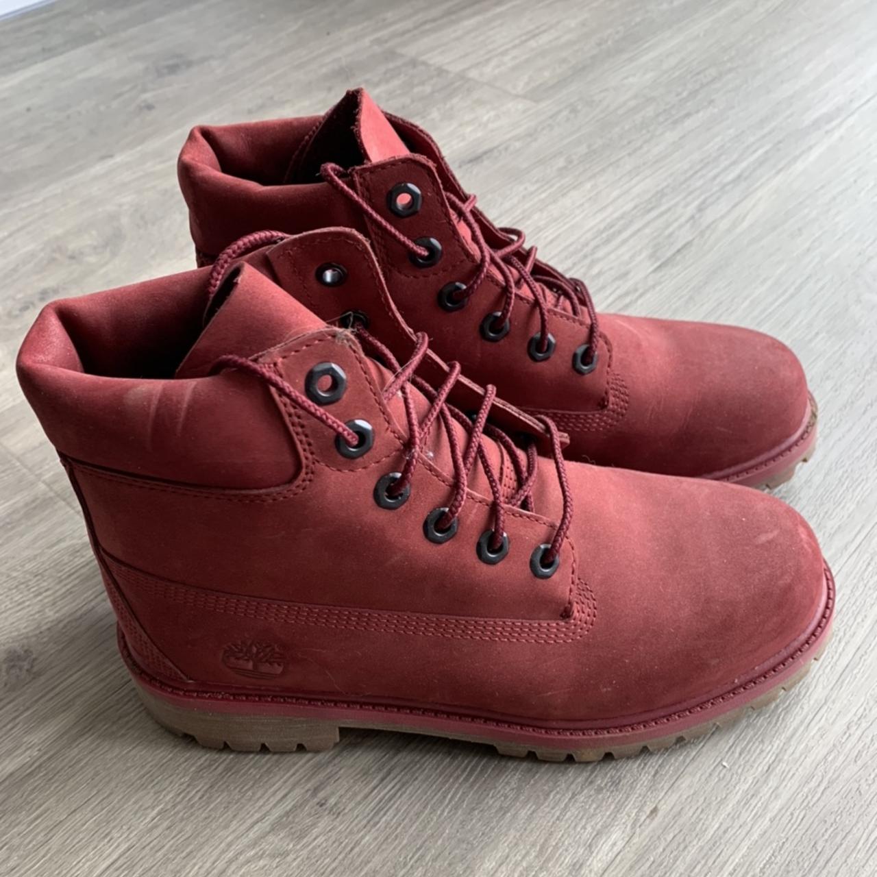 Limited edition hot sale burgundy timberlands