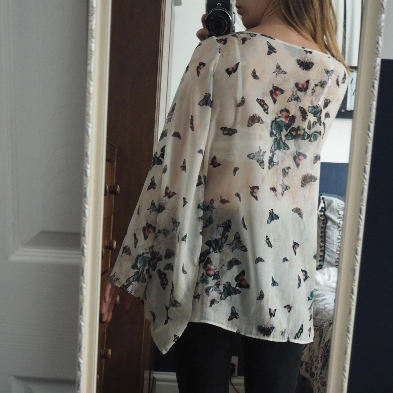 Topshop Butterfly Blouse