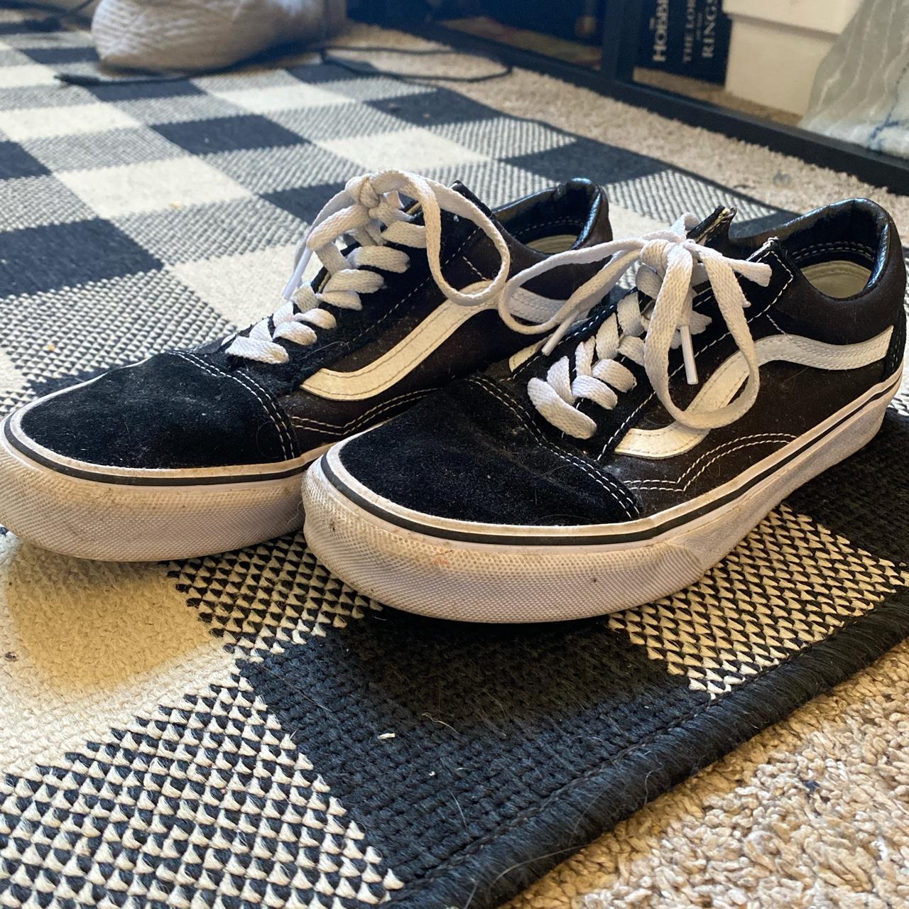 Vans mens size 7 clearance in womens