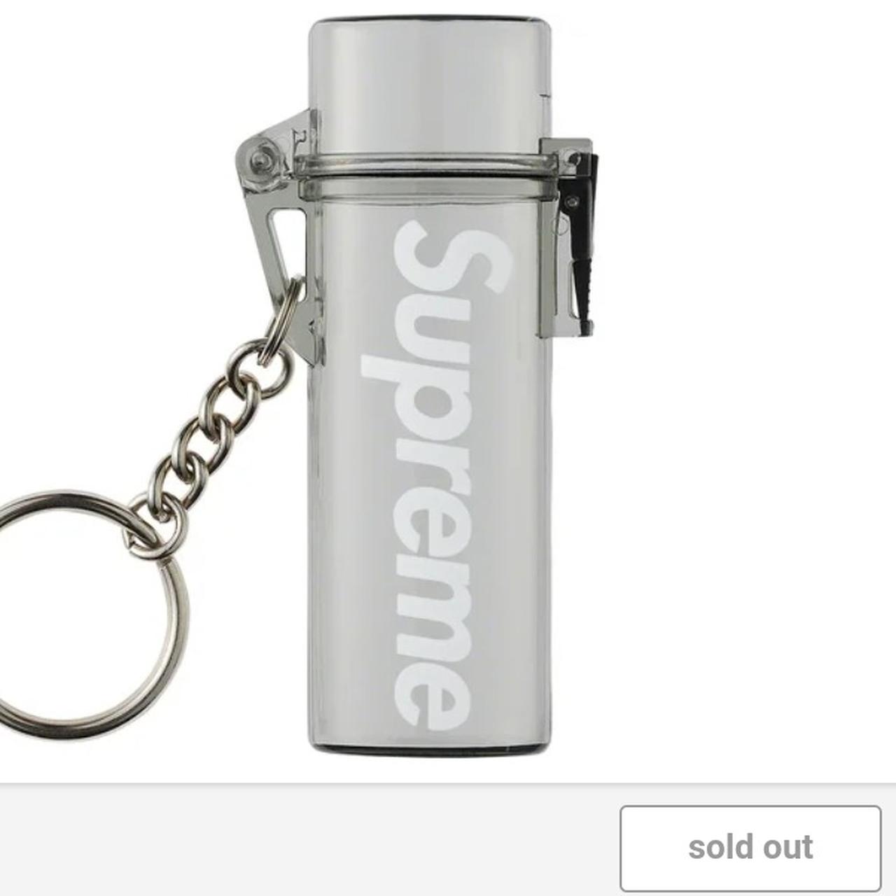 Supreme Waterproof Lighter Case Keychain - Clear - Depop