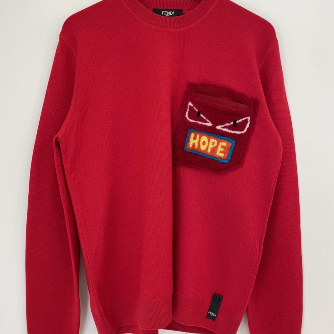 Fendi jumper cheap red