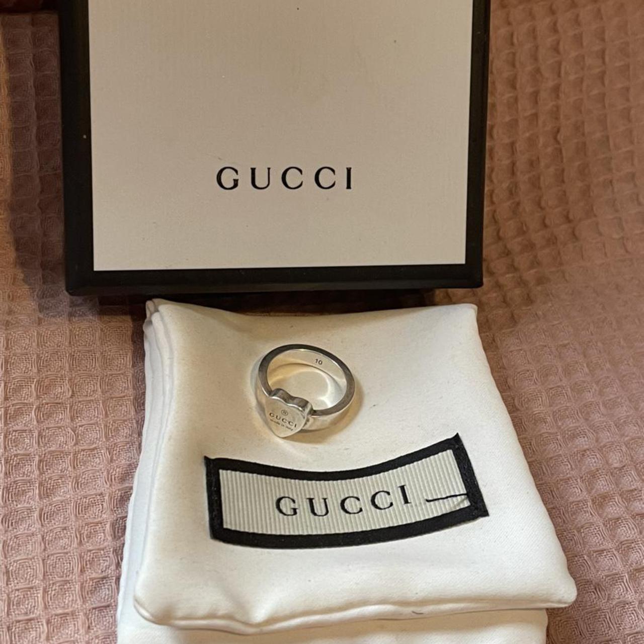scratched gucci ring