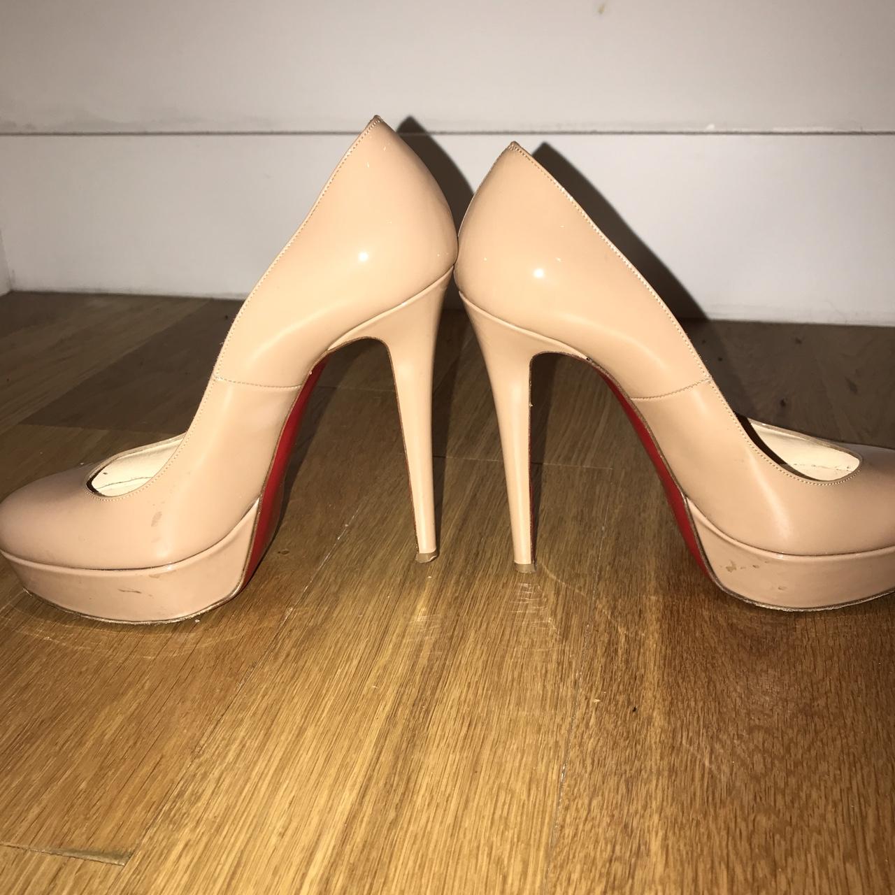 販売正規 Christian Louboutin Bianca140 Nude - 靴