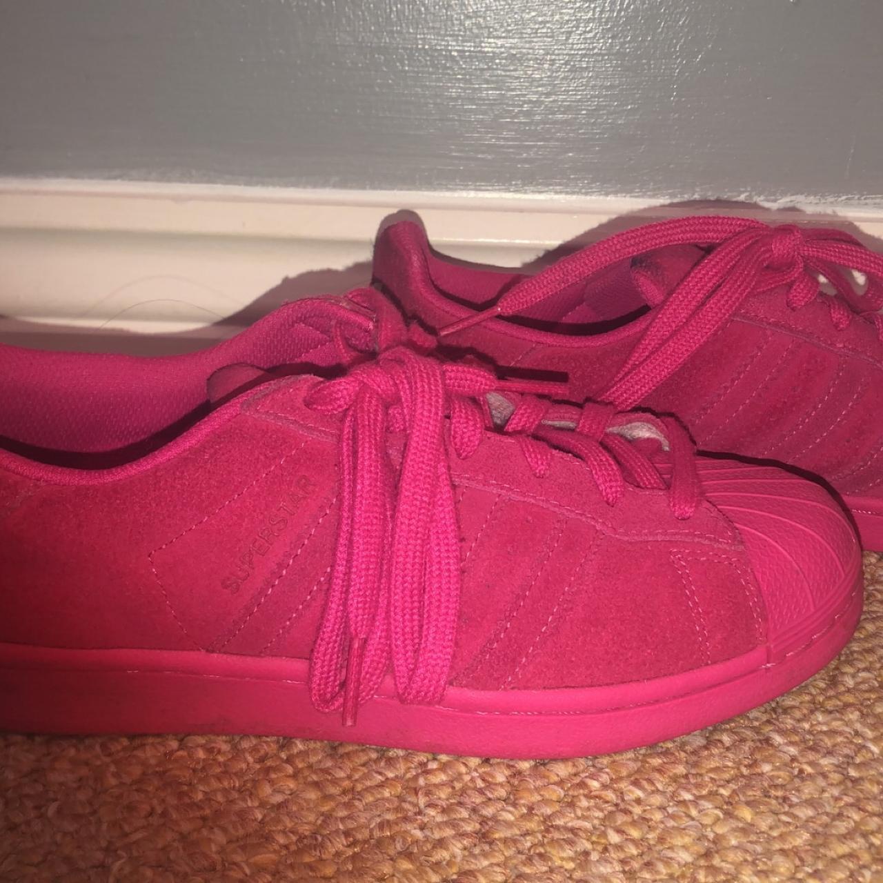 fuschia pink adidas