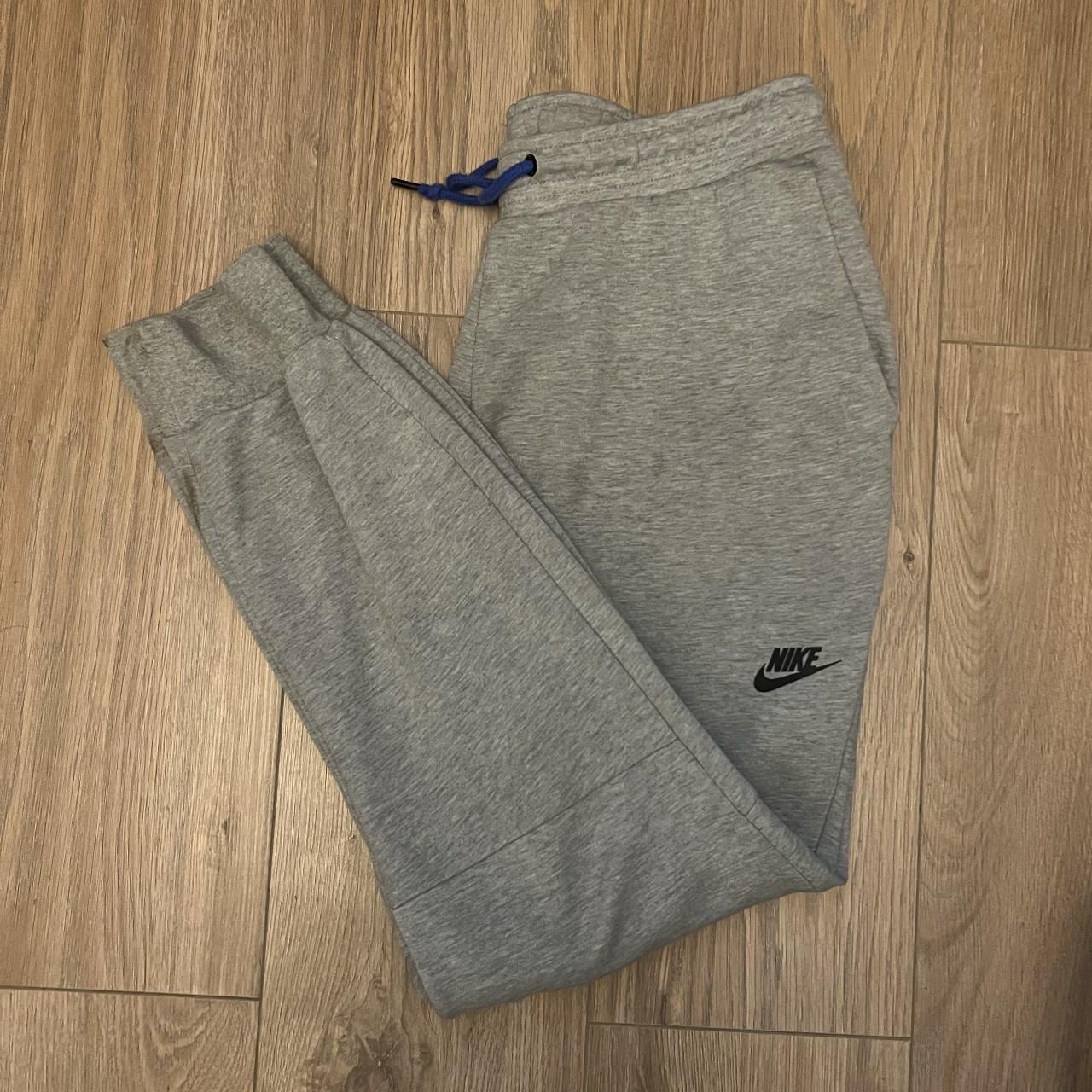 Grey Nike tech fleece joggers/trackies size... - Depop