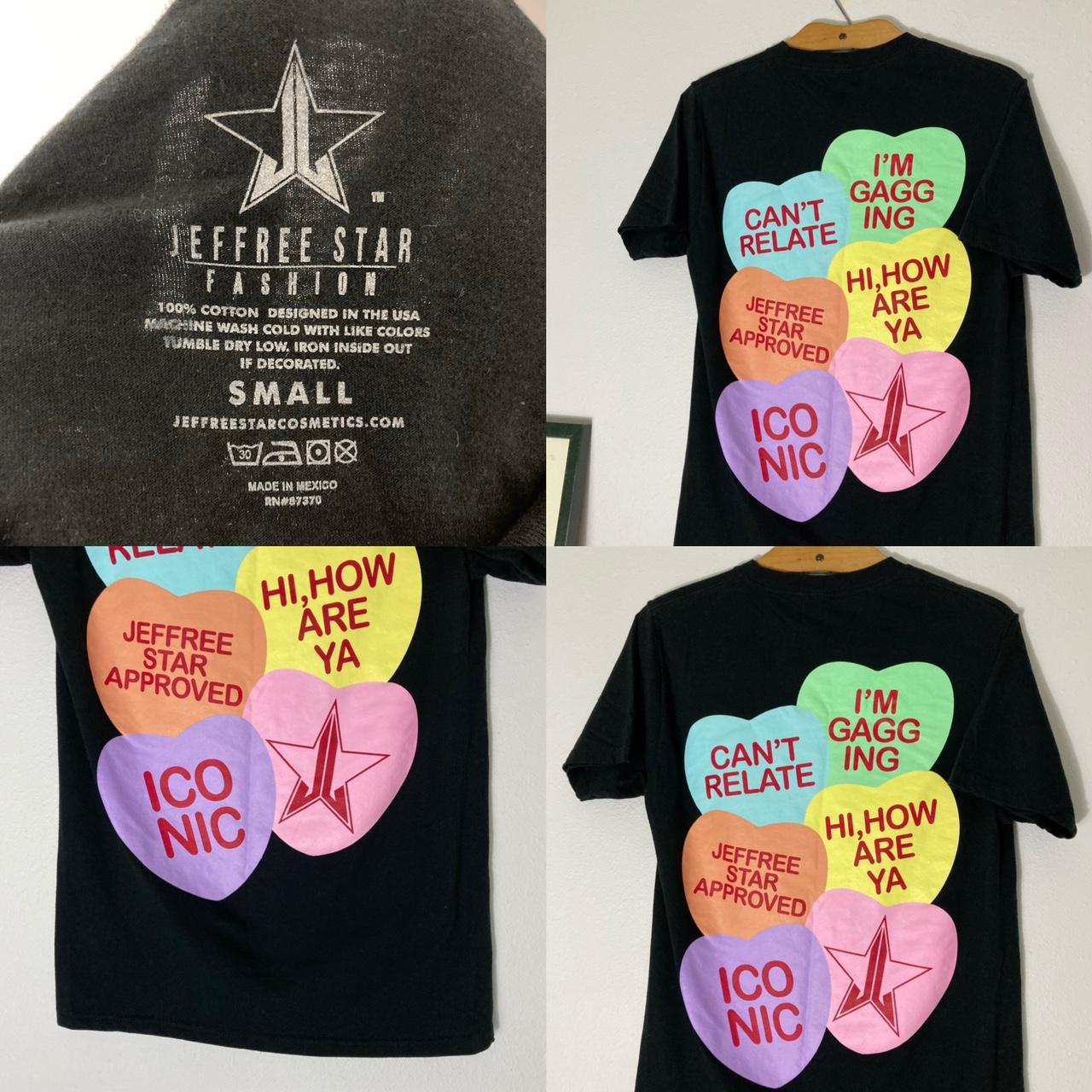 Jeffree Star Men's Black T-shirt (4)