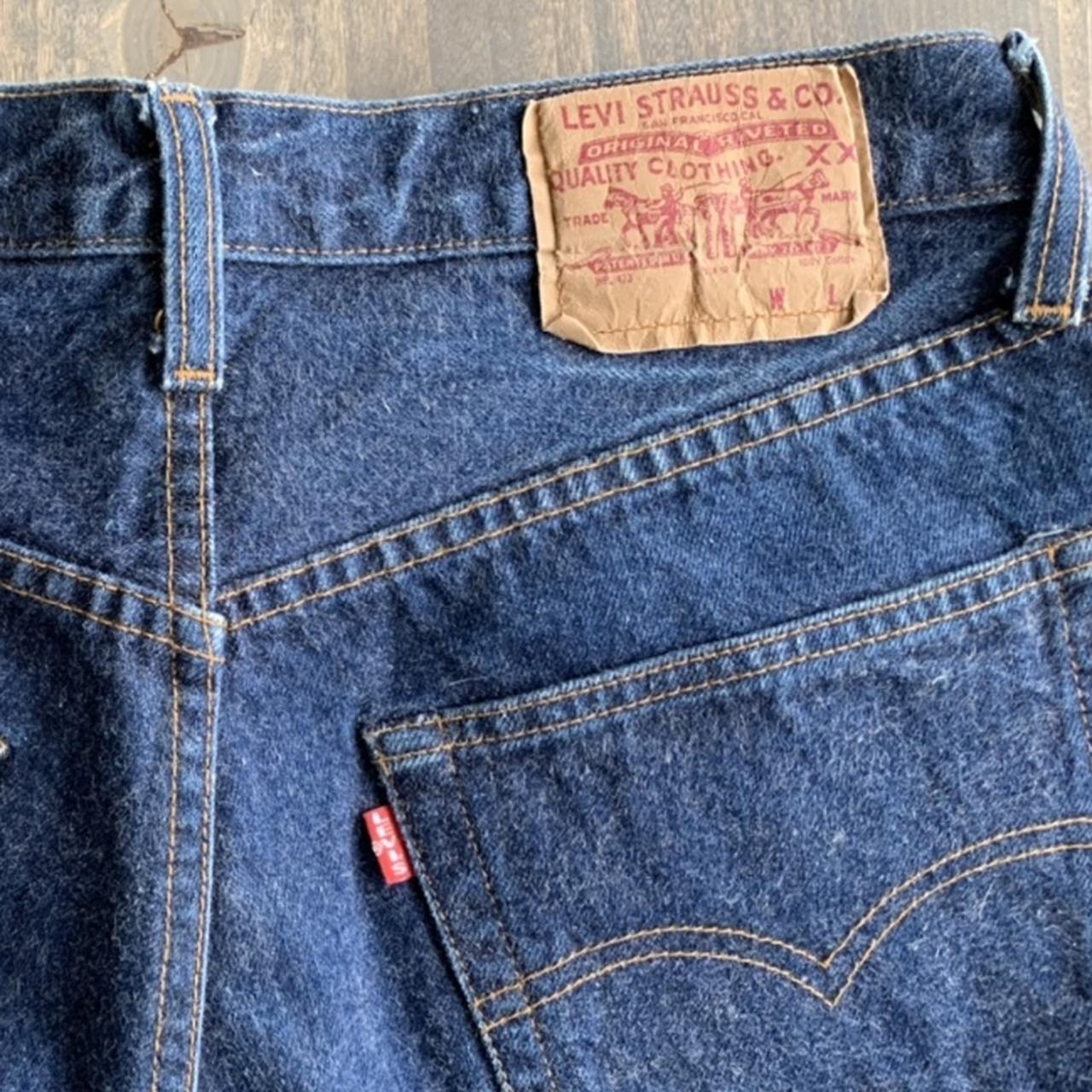 Big E Levi’s 501 with selvage, washed and hung dry... - Depop