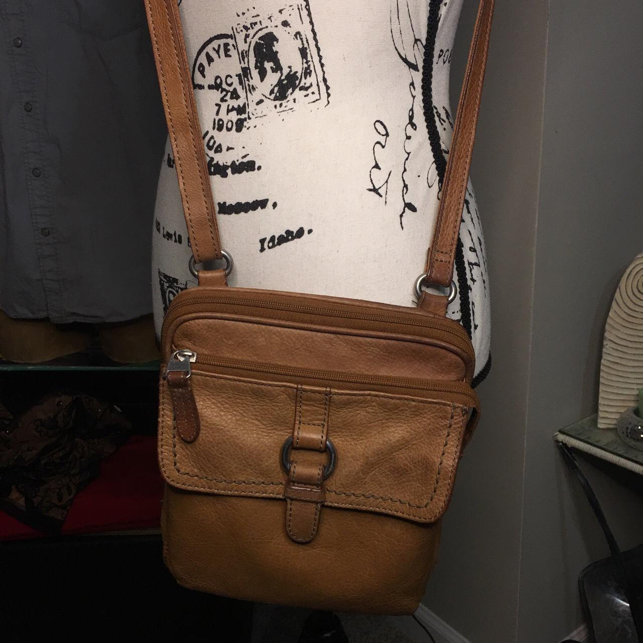 FOSSIL Vintage Brown Leather Shoulder Bag Purse ZB9099 Handbag for sale  online | eBay