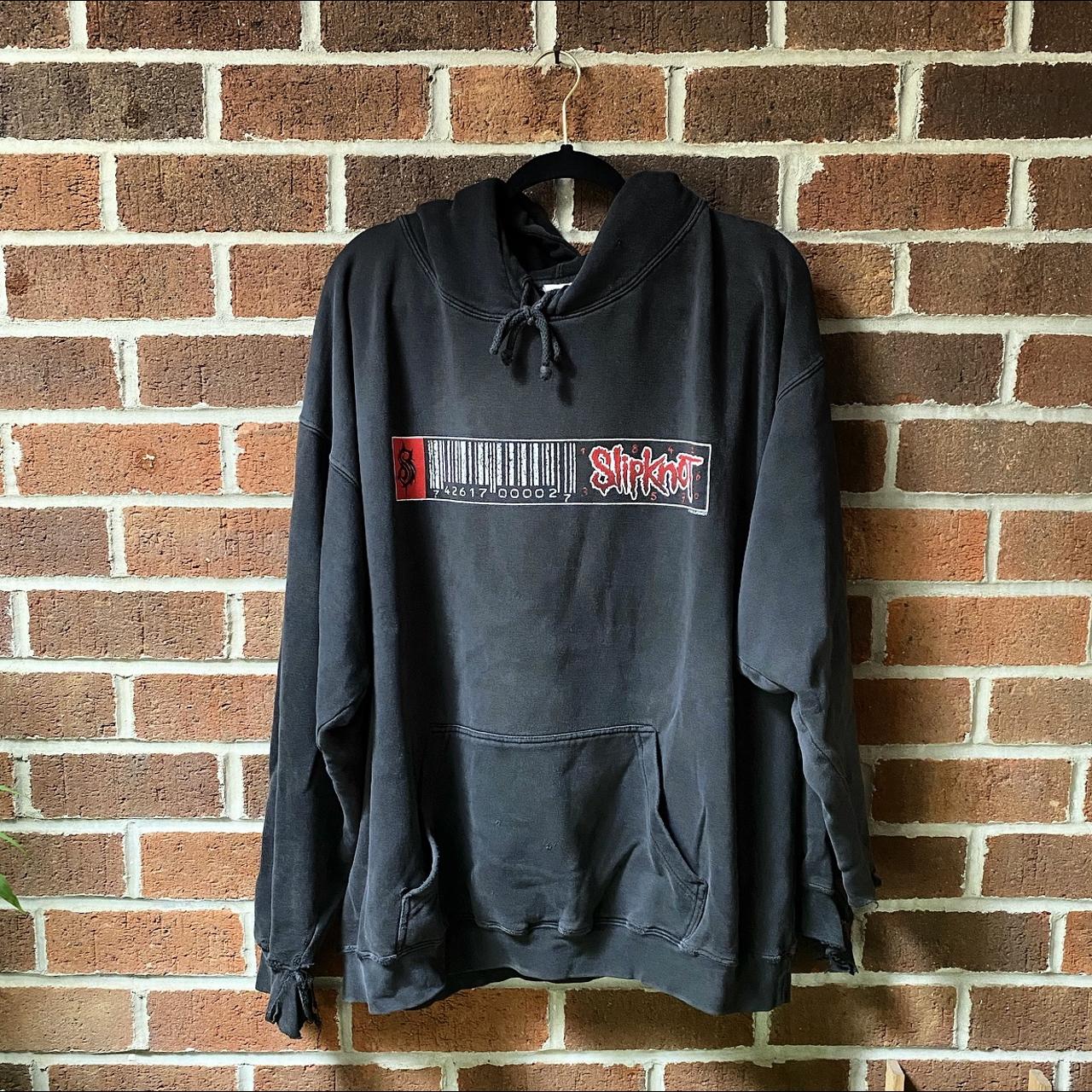 Slipknot 2025 barcode hoodie