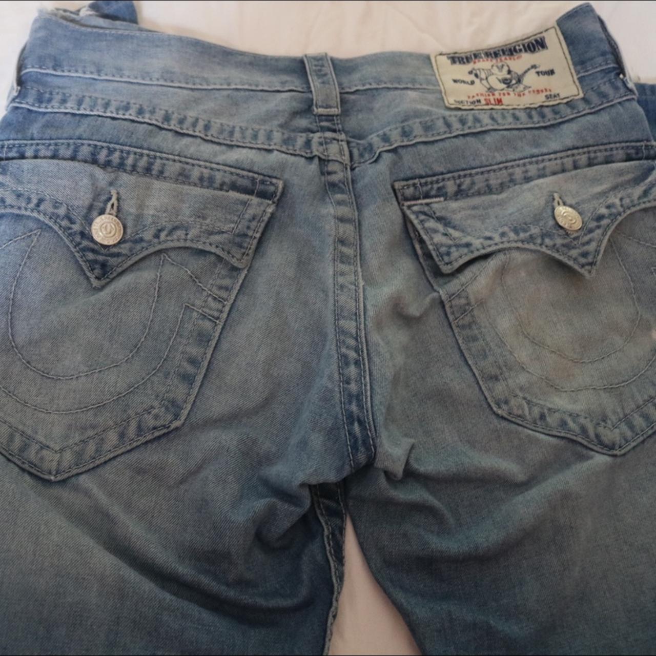 Incredible Vintage true religion jeans. They are low... - Depop