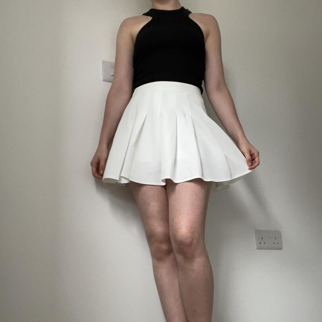 Womens white SHEIN skirt Size XS Very good... - Depop