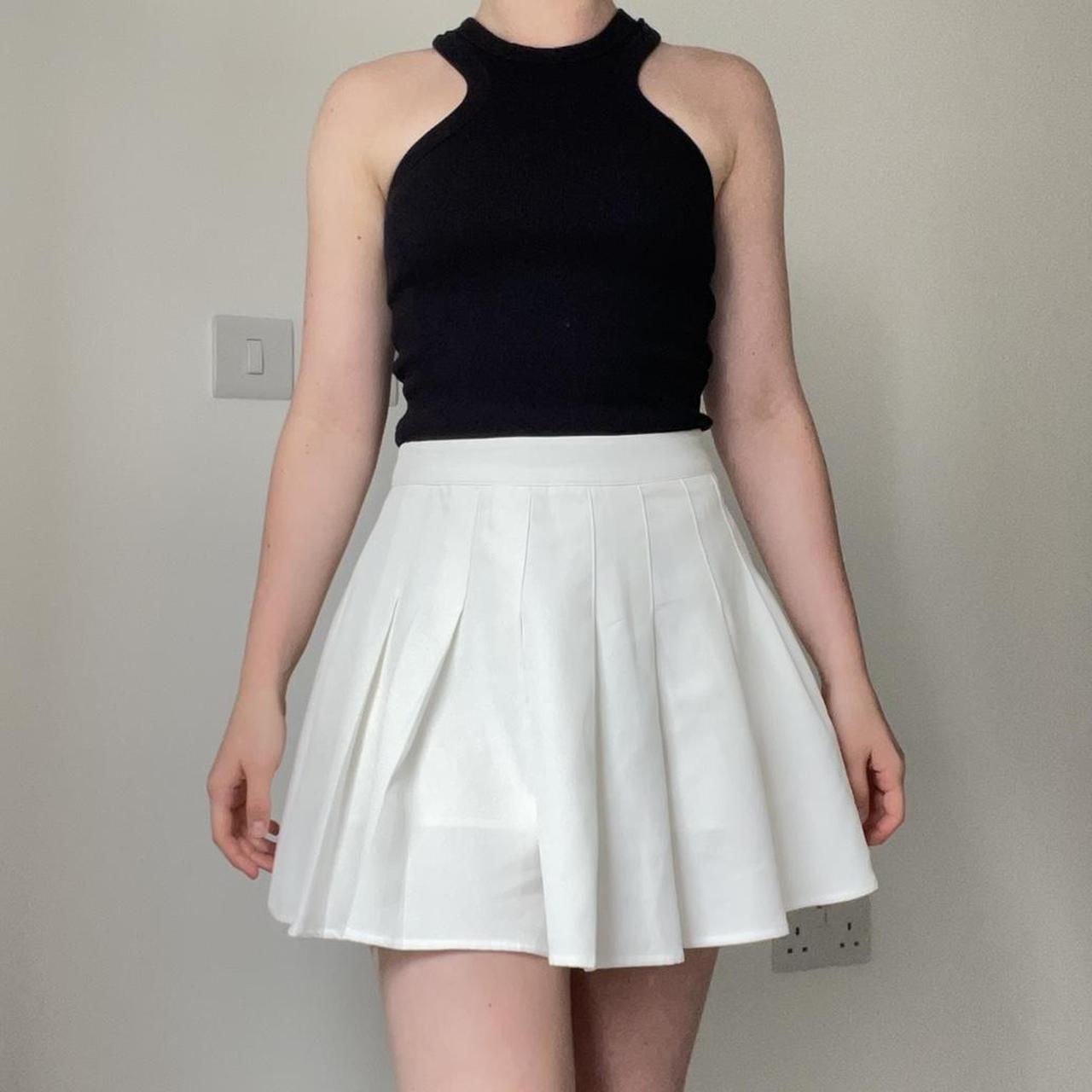 Womens white SHEIN skirt Size XS Very good... - Depop