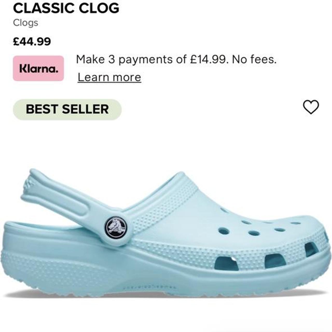 crocs blue colour