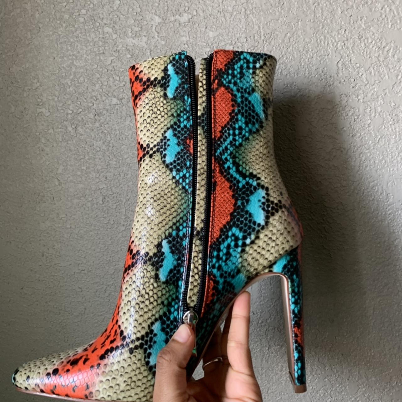 Multicolored boots outlet