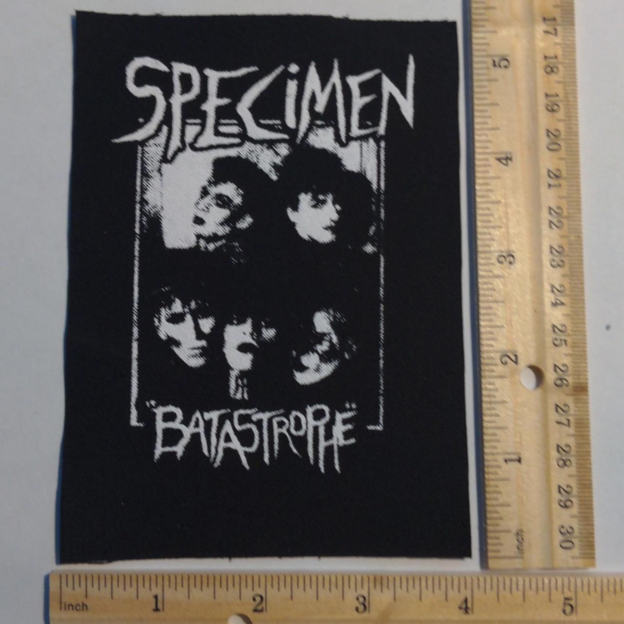 SPECIMEN goth patch strong black cloth screen... Depop