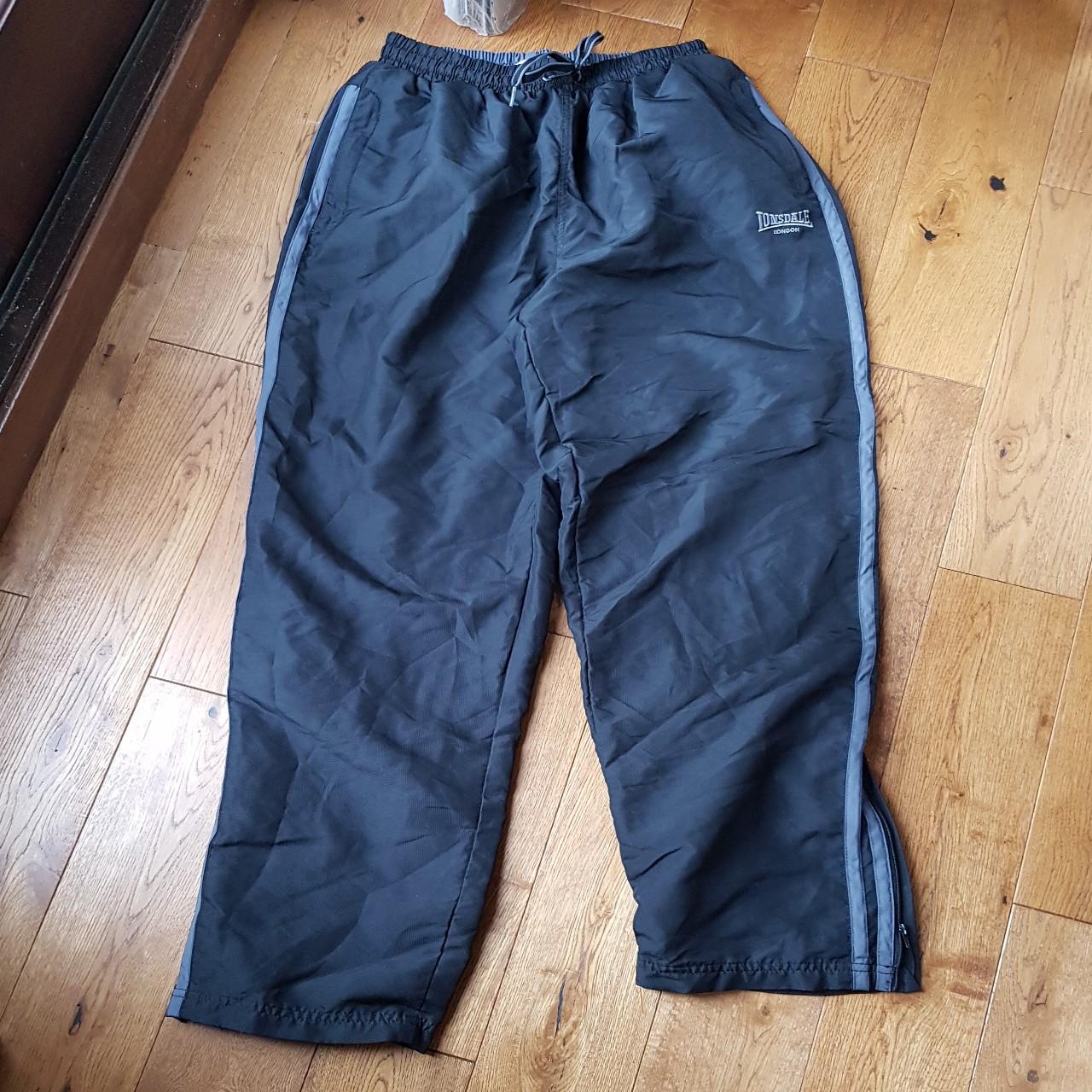 Lonsdale shell suit style jogging bottoms Depop