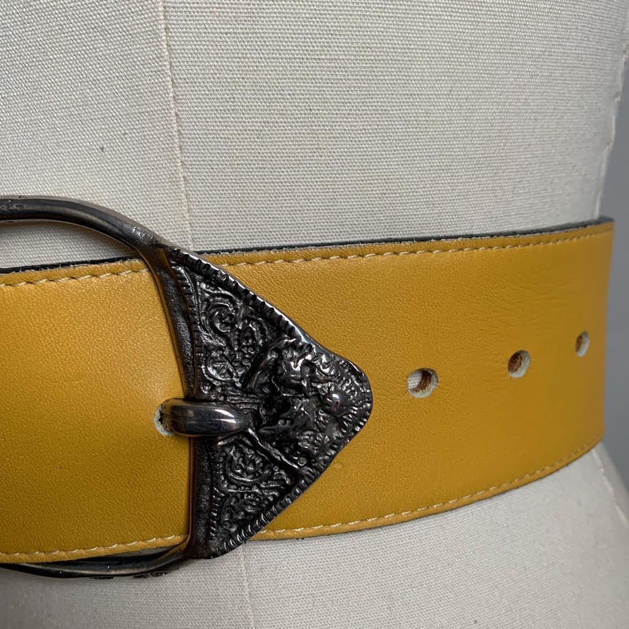 American Vintage Women's Yellow Belt Depop