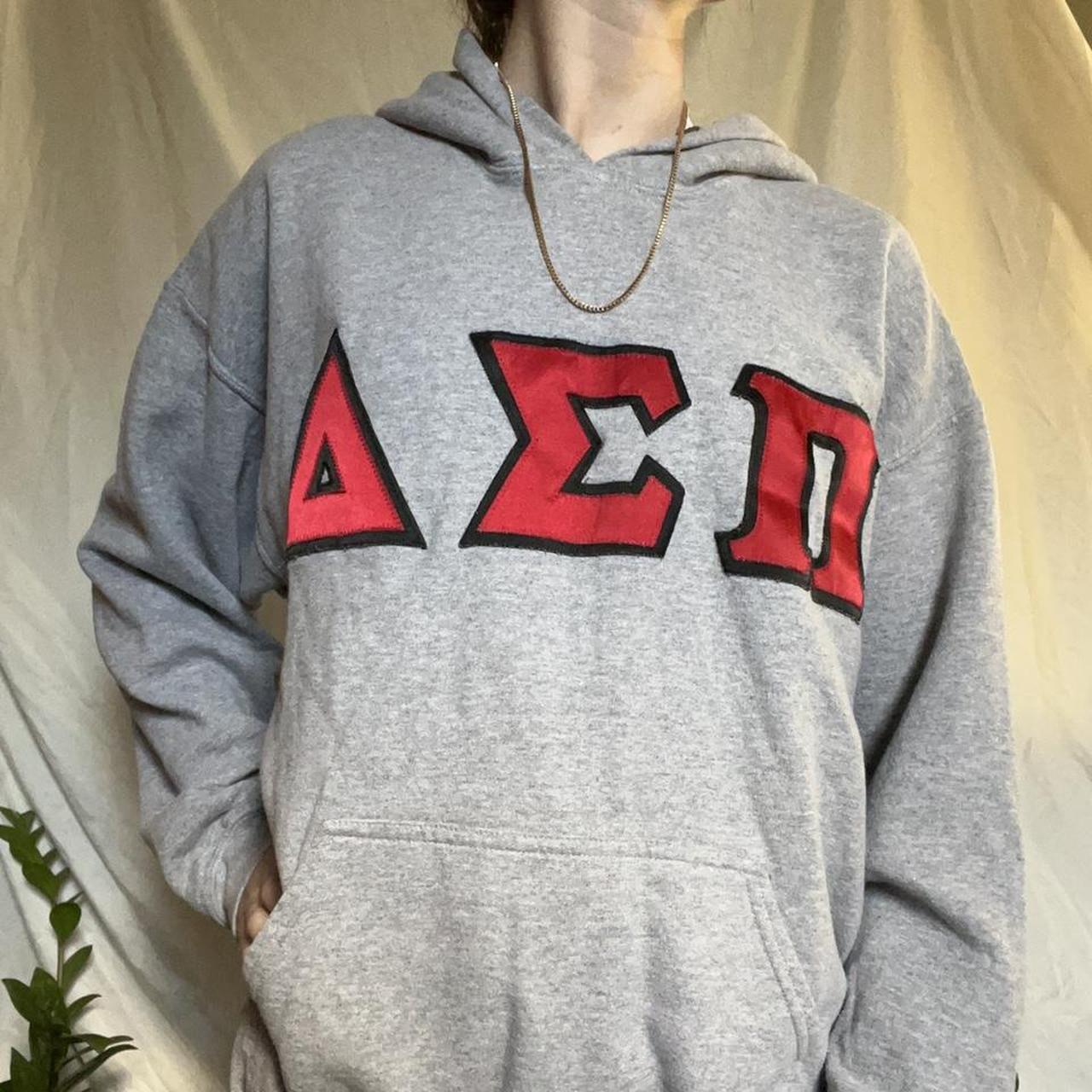 VINTAGE SORORITY/FRATERNITY SWEATSHIRT❤️🖤 Heather - Depop