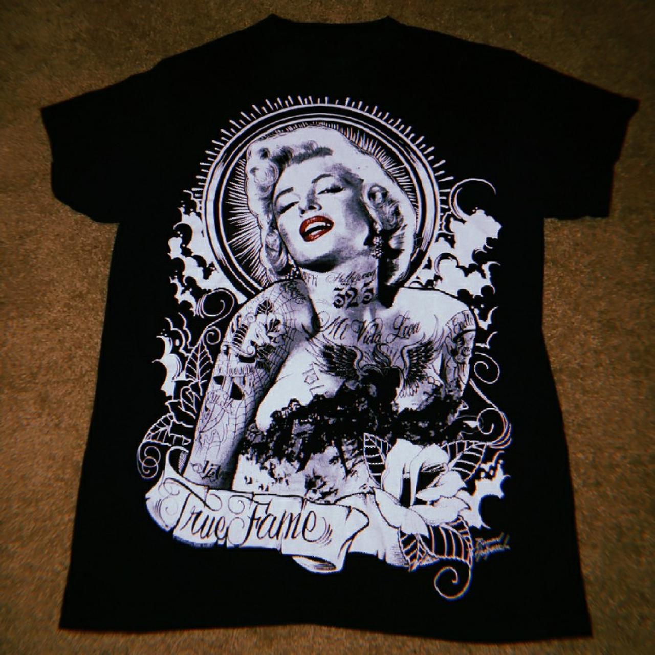 ︎Marilyn Monroe Tattooed Tshirt ︎ #marilynmonroe... - Depop