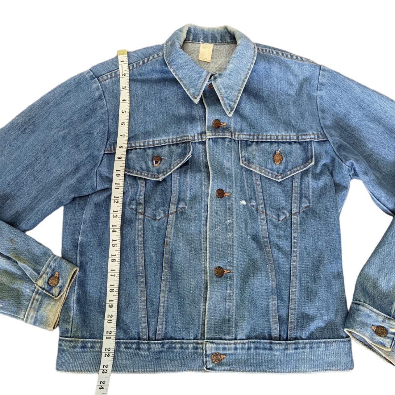 Denim Jacket Jcpenney Mens Levi Jacket Vintage Mens 70s JC Penney