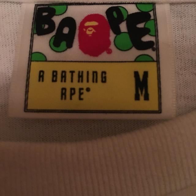 Bathing ape outlet shirt tag