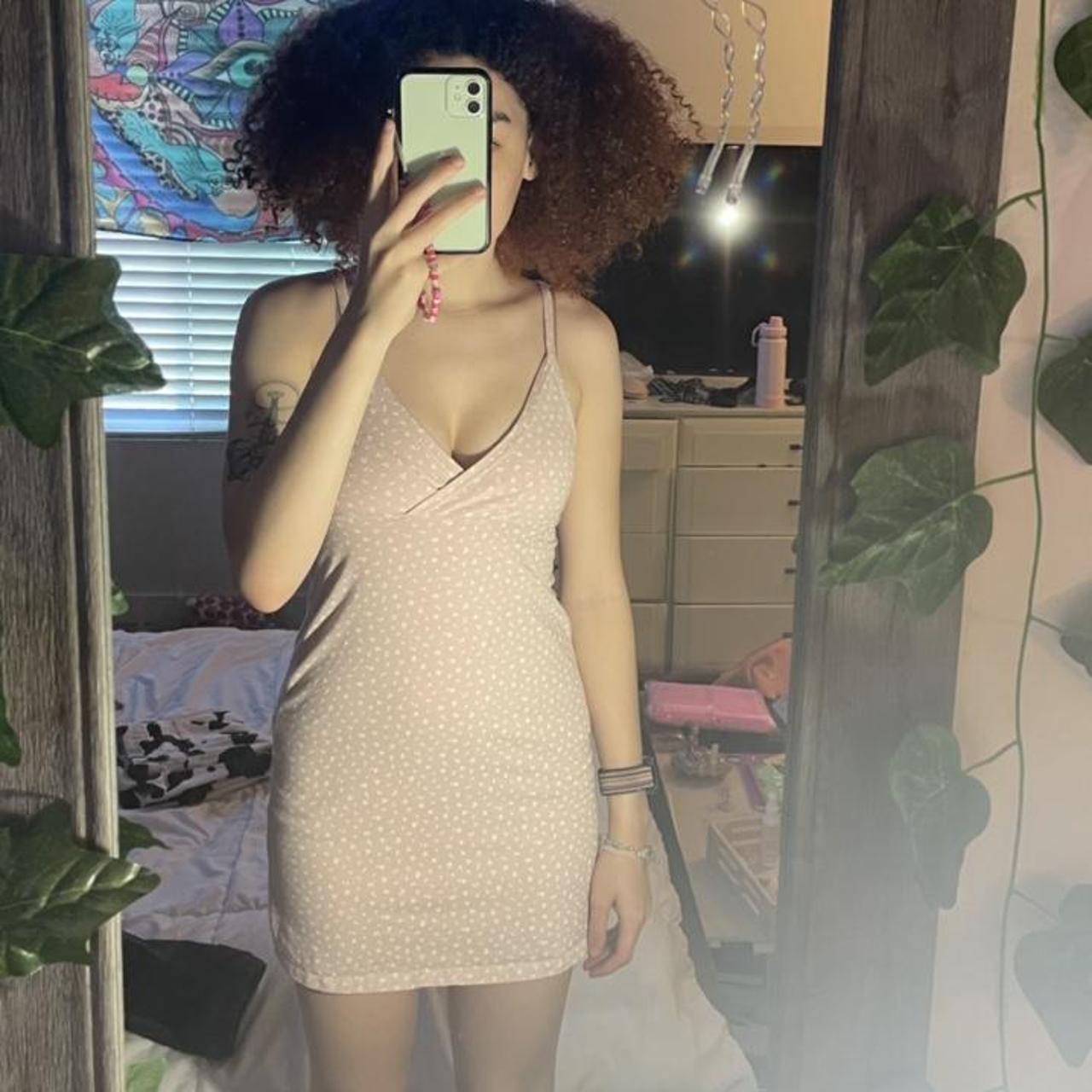 super cute brandy slip dress.. only wore it once.... Depop