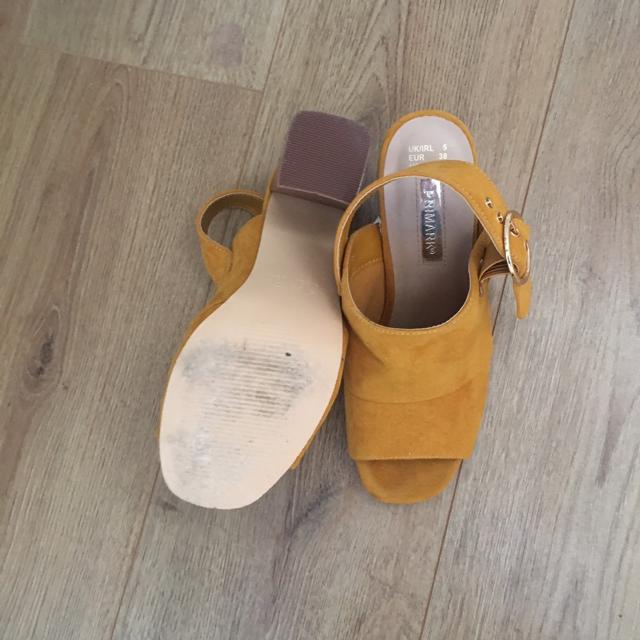 Yellow deals sandals primark