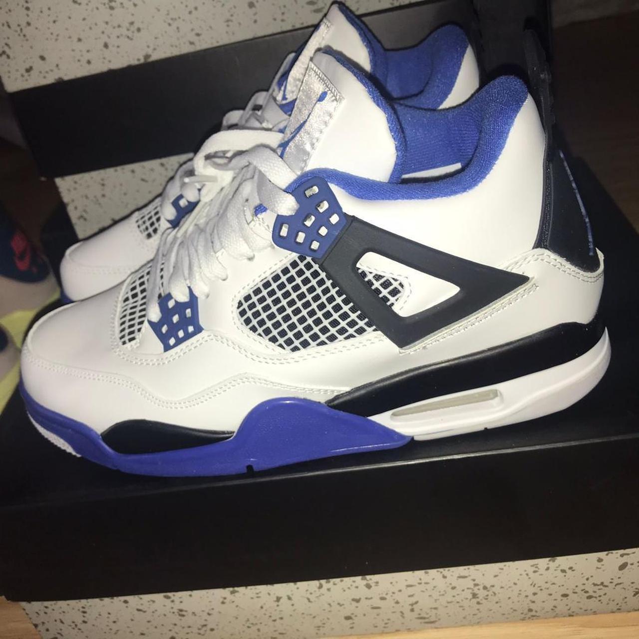 jordan shoes blue and white