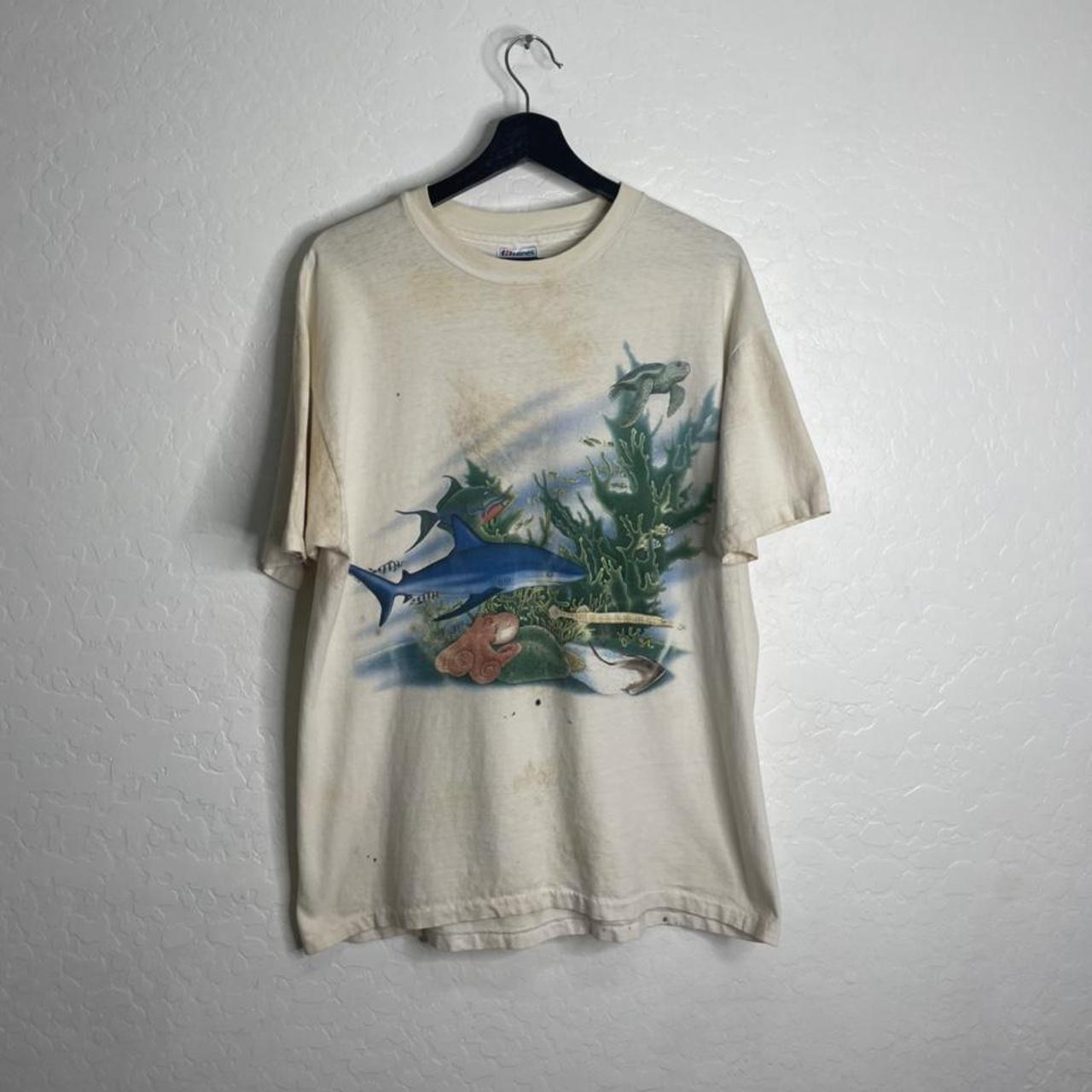 Raggs novelty fishing tshirt. Fish story. Bass. Wild - Depop