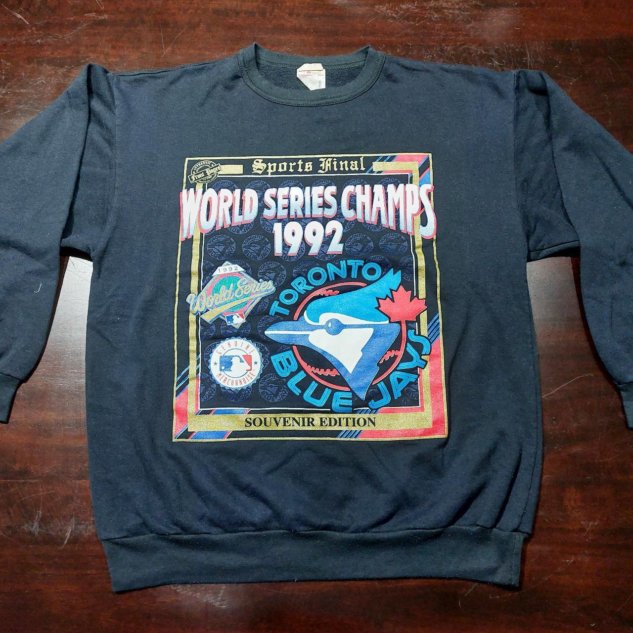 Vintage 1992 Toronto Blue Jays World Series Champs - Depop