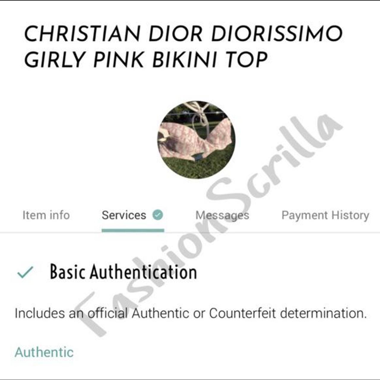 Christian Dior Girly Diorissimo Lingerie Bikini Set