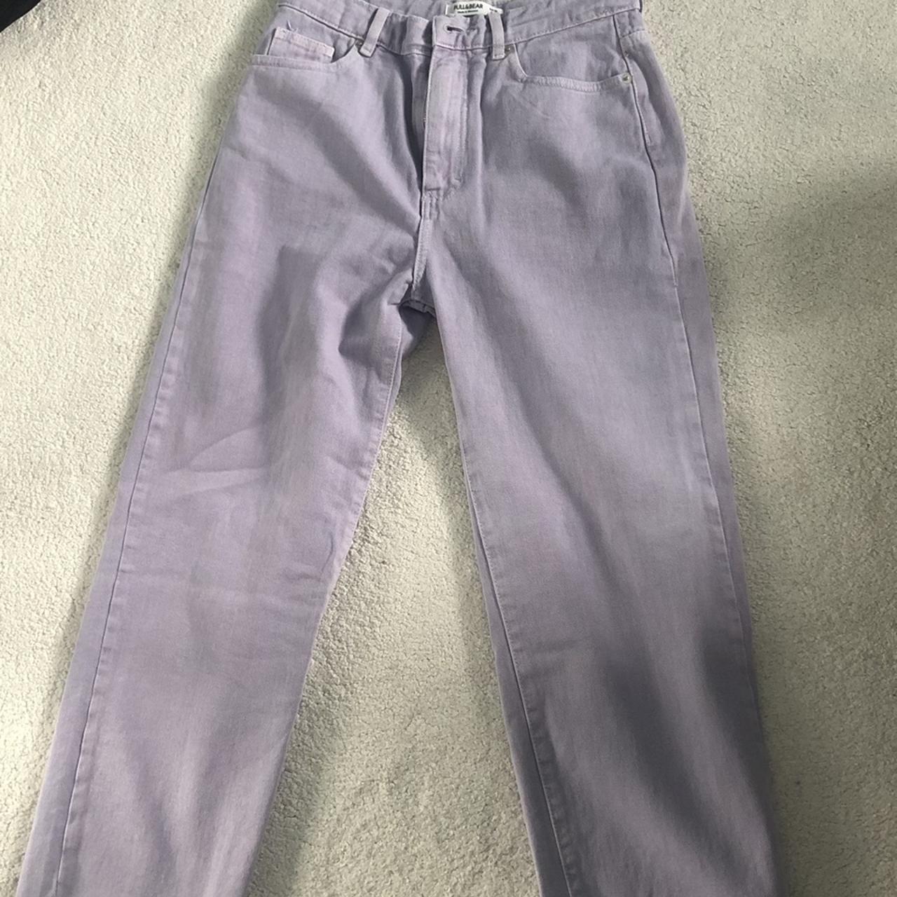 Pull&Bear Women's Purple Jeans | Depop