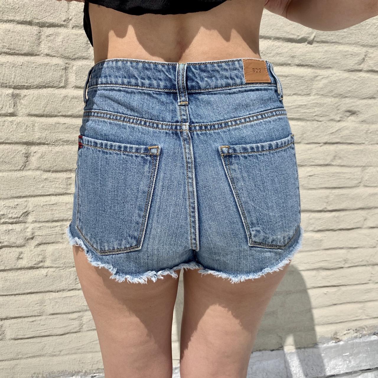 👖 BDG CHEEKY JEAN SHORTS. #jeanshorts #cheekyshorts... - Depop