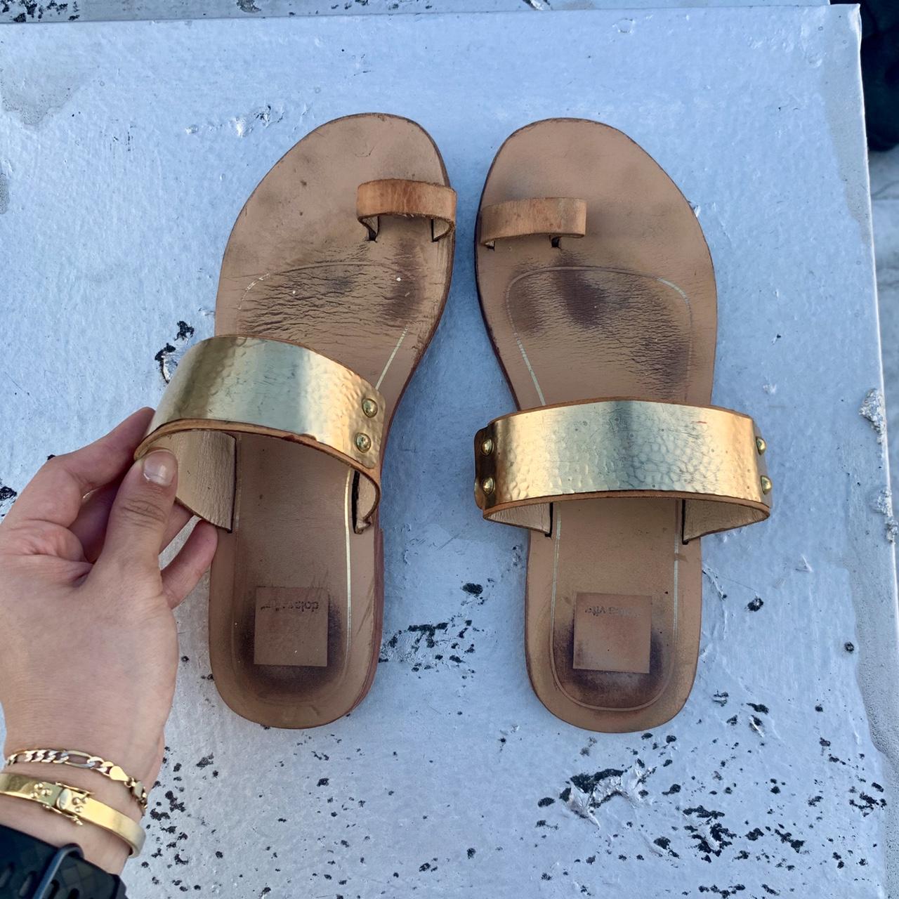 Product Image 3 - ❣️ GOLD LEATHER SANDAL. 
💸