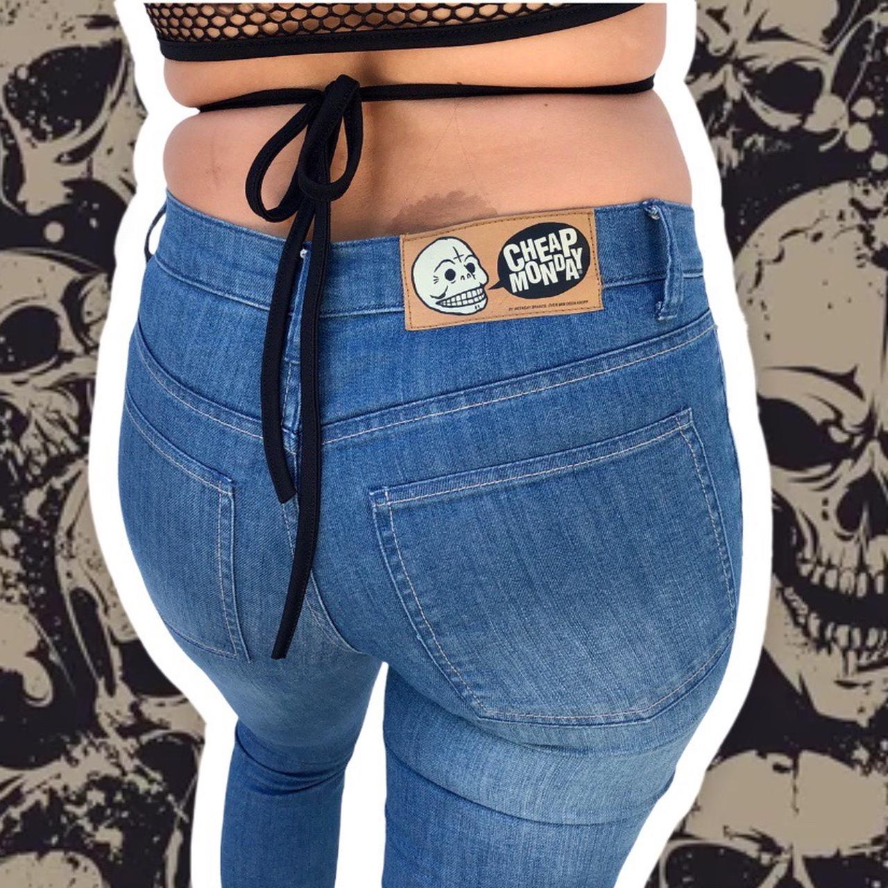 💀 Cheap Monday HighWaisted Skinny Leg Jeans. This... Depop