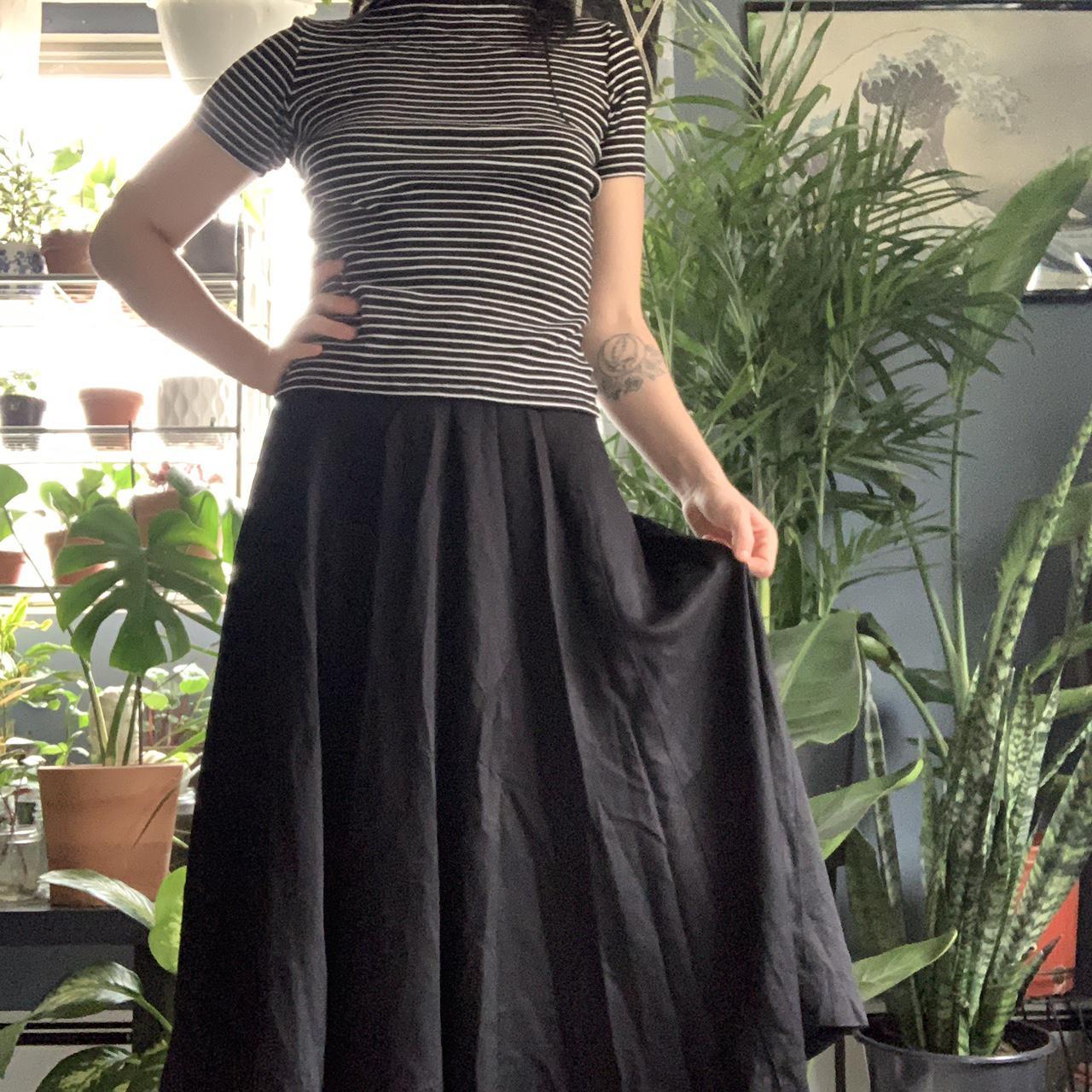 flowy rayon skirt