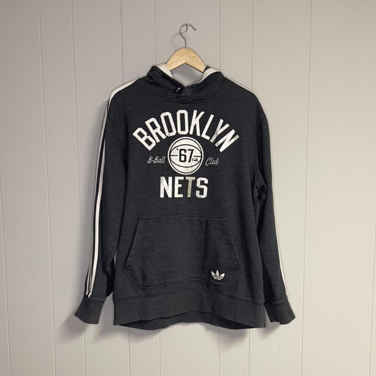vintage adidas Brooklyn NY Nets Tracksuit Jacket Size M Men’s In Nice  Condition