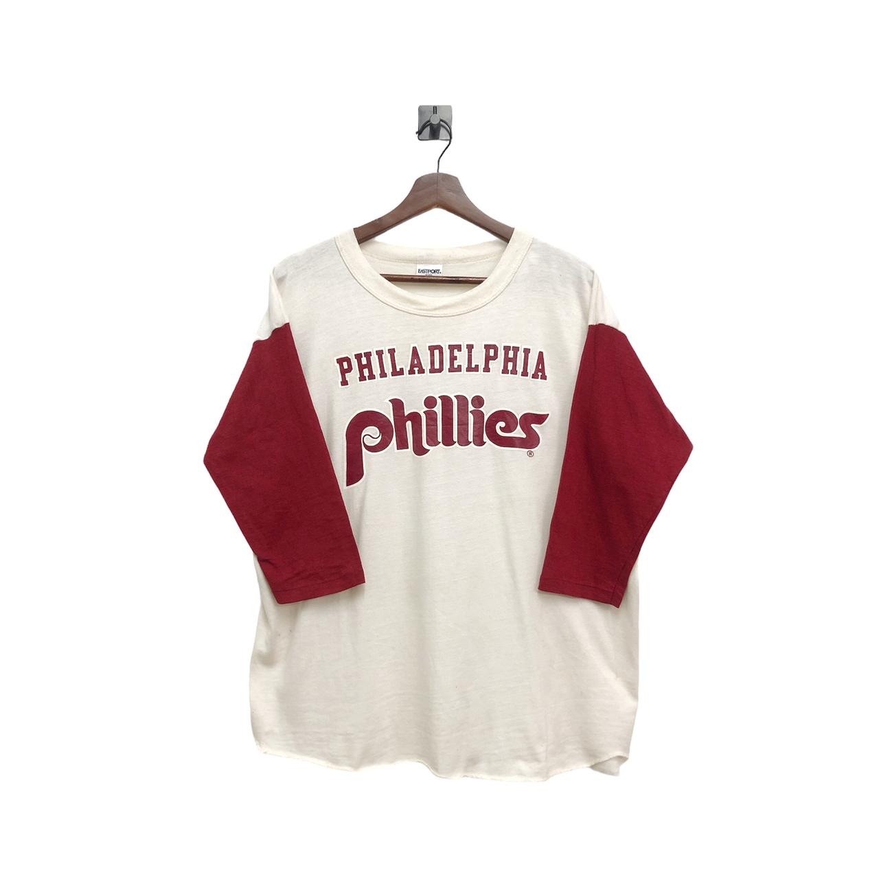 RARE vintage 80s philadelphia phillies sand-knit - Depop