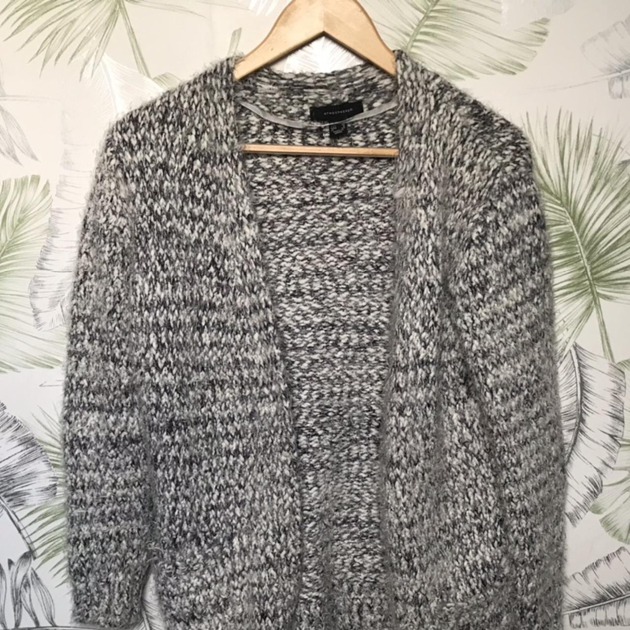 Primark Women's White and Black Cardigan | Depop