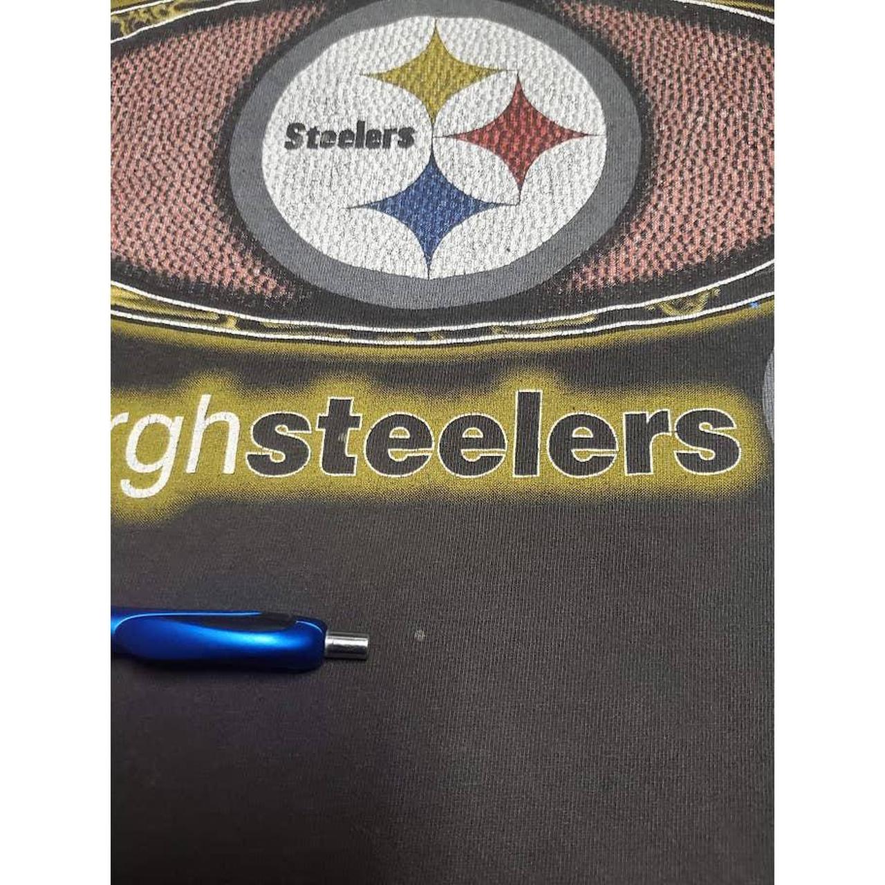 Vintage 90s Pittsburgh Steelers Logo 7 NFL Football... - Depop