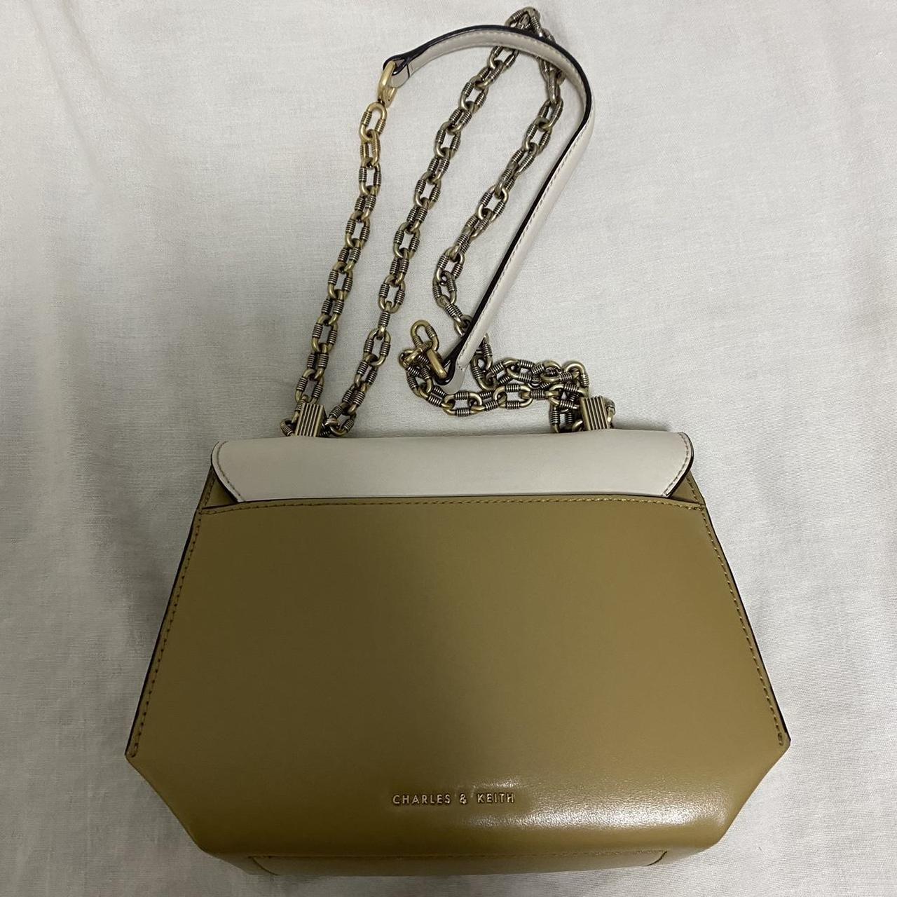 Charles and Keith Geometric Crossbody Bag Original... Depop