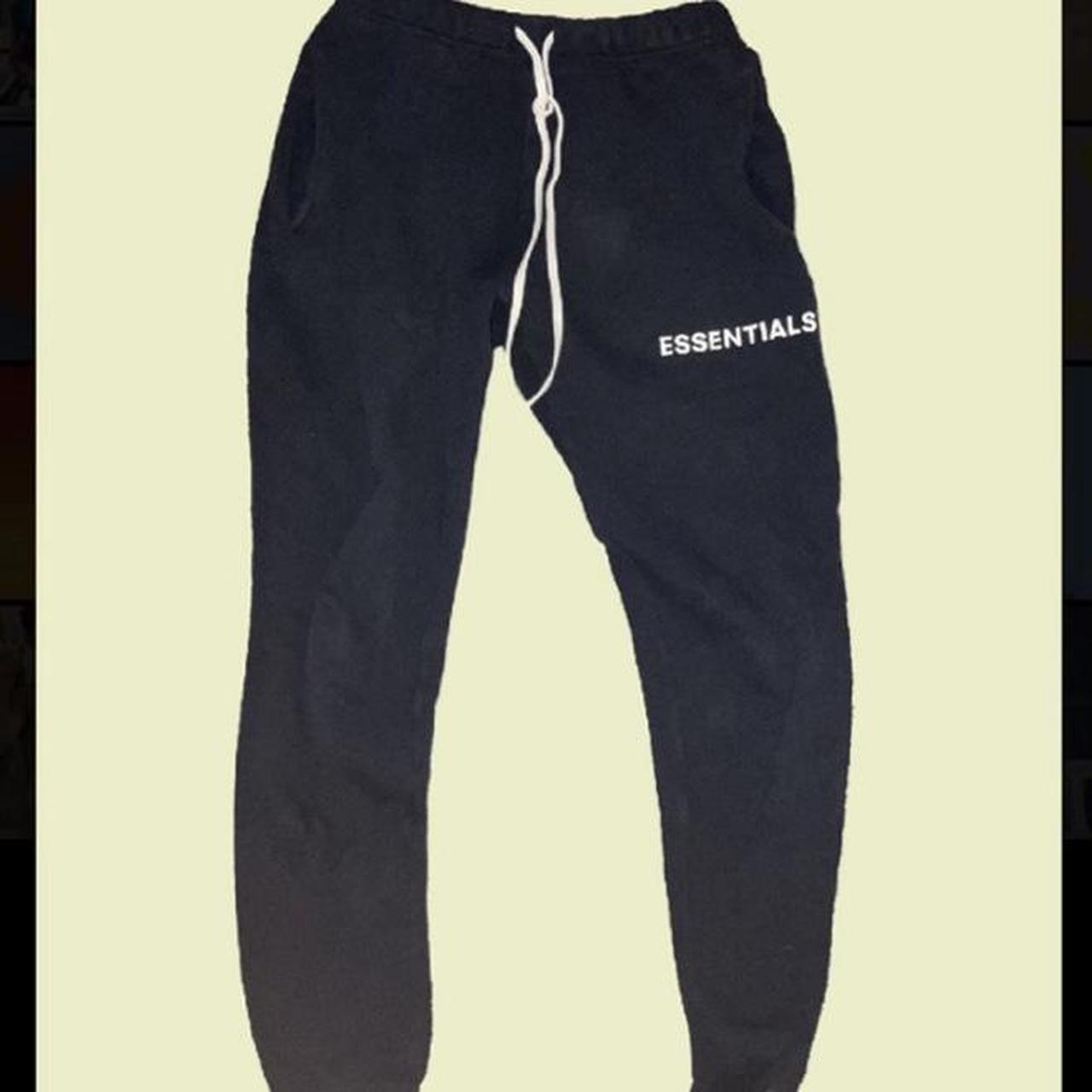 Fear of God Essentials Sweatpants Black Size S - Men's Clothing